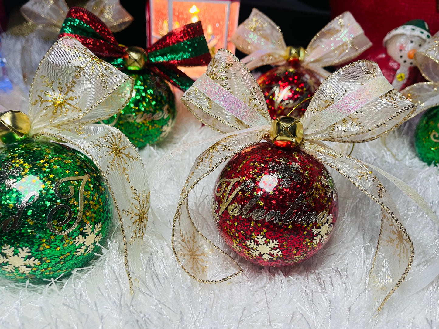 Red Christmas Ornaments🎄