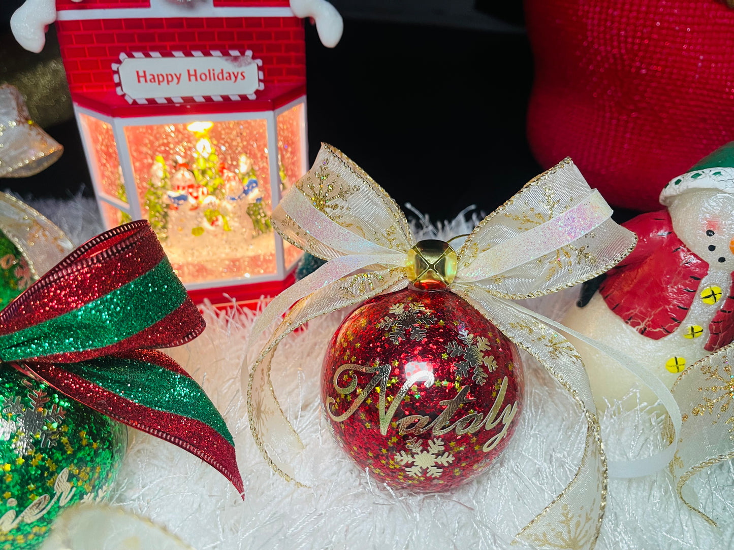 Red Christmas Ornaments🎄