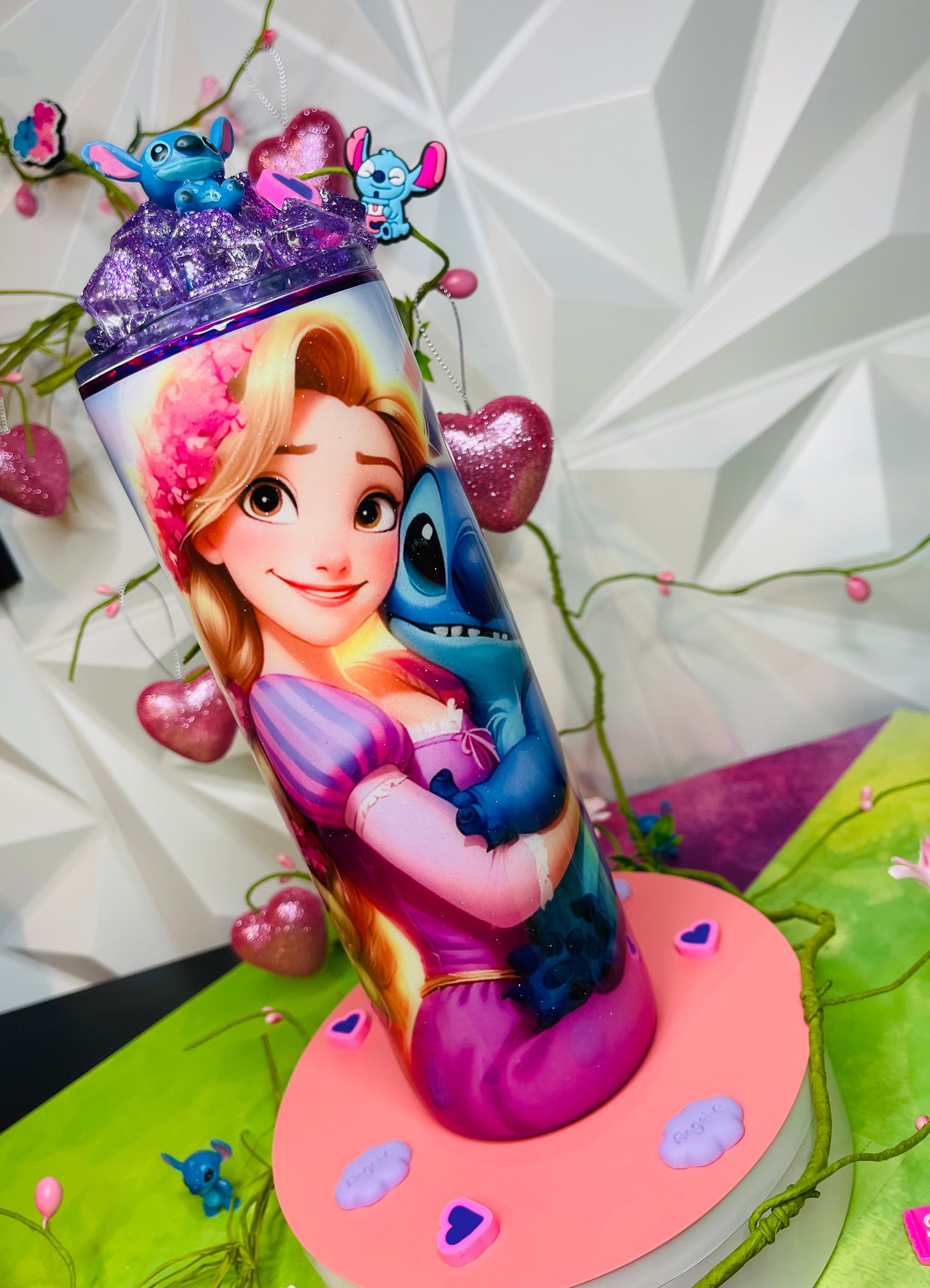 💜Stitch and Rapunzel🌼