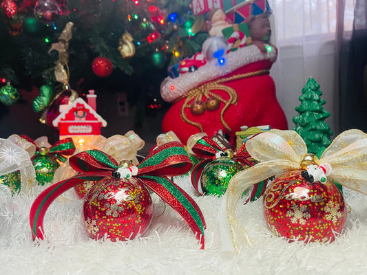 Red Christmas Ornaments🎄
