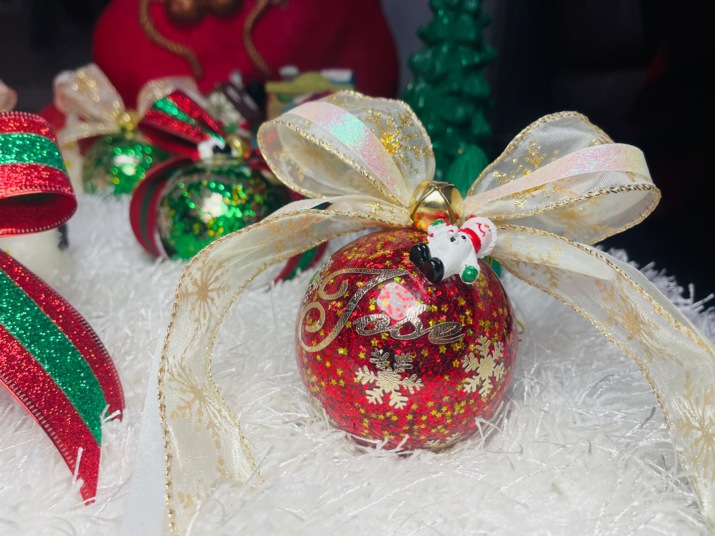 Red Christmas Ornaments🎄
