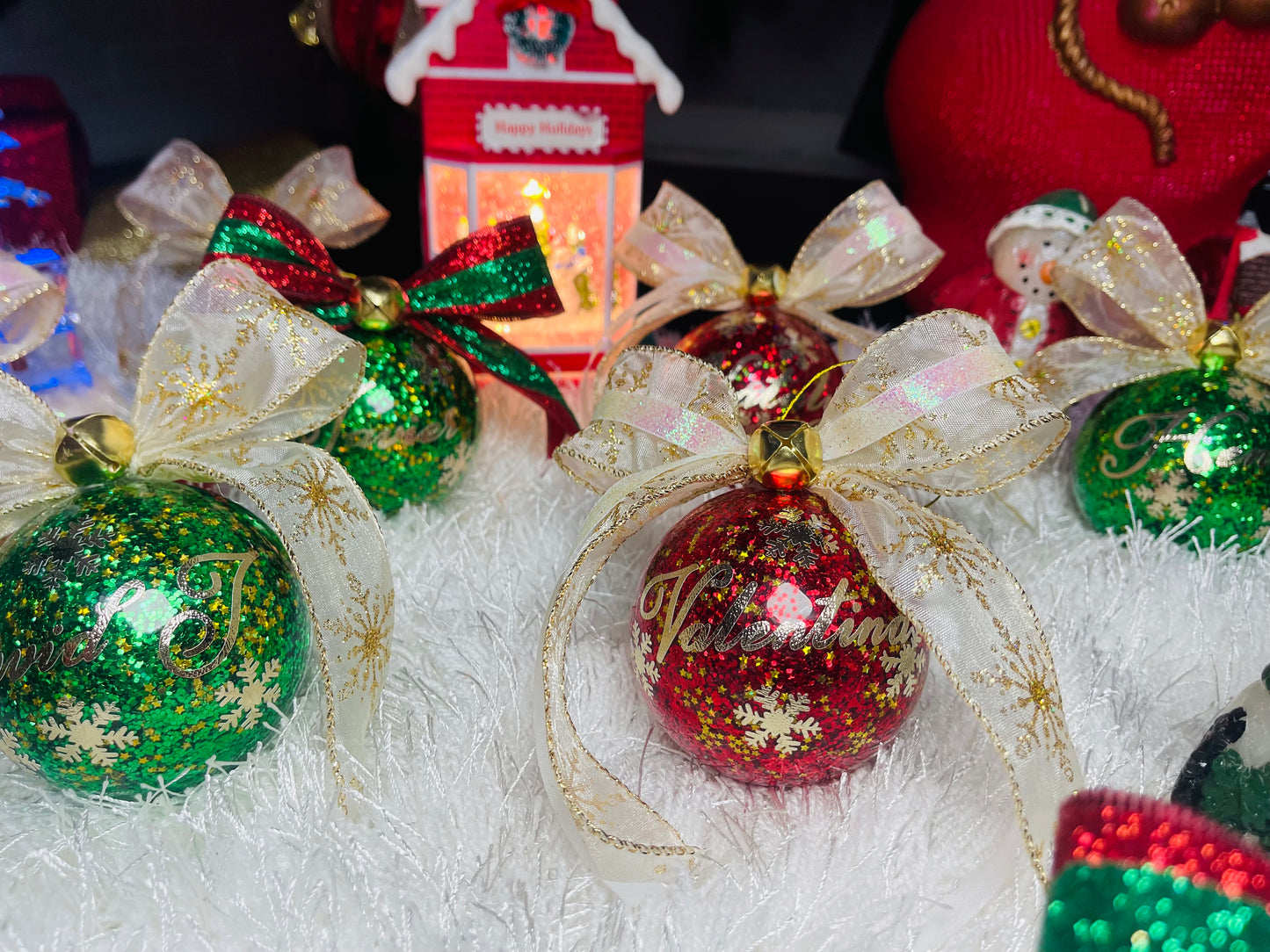 Red Christmas Ornaments🎄