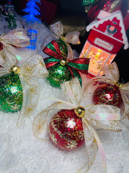 Red Christmas Ornaments🎄