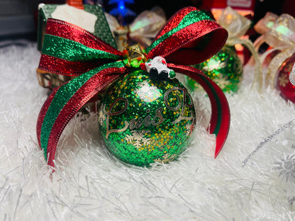 Green Christmas ornaments 🎄