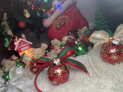 Red Christmas Ornaments🎄